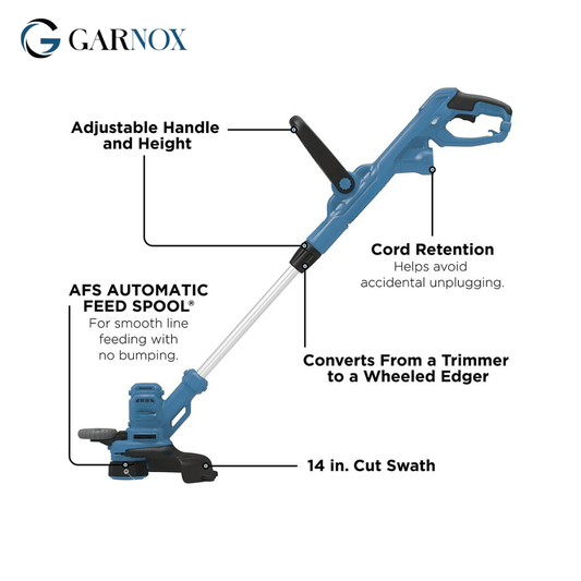 Garnox 14-Inch 6.5-Amp String Grass Trimmer