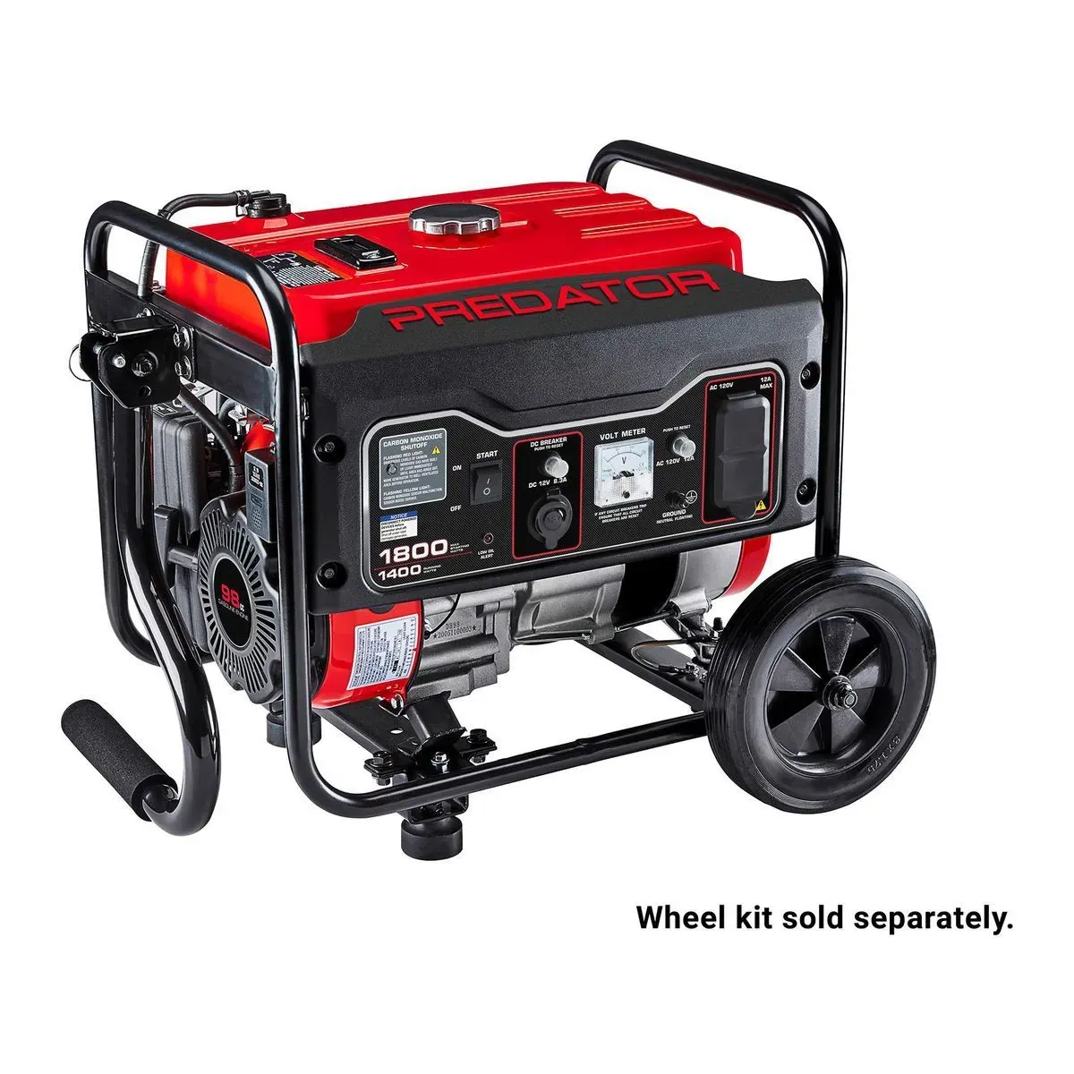 71341_W3-1.webp Predator 1800 Watt Gas-Powered Portable Generator With Co Secure Technology - Image 1