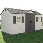 15 Ft. x 8 Ft. High-Density Polyethylene (Plastic) Outdoor Storage Shed