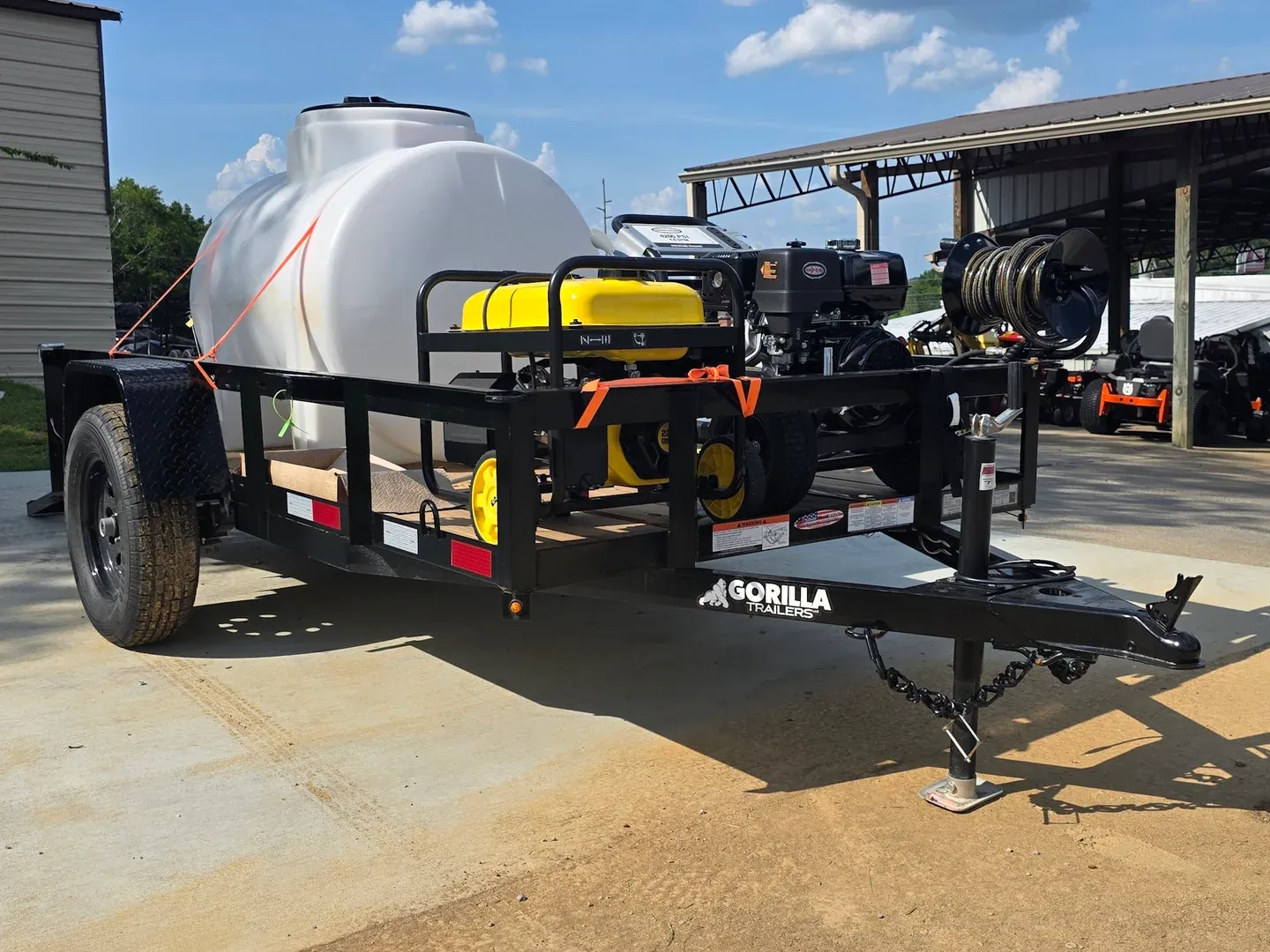 Simpson Pressure Washer 4200 PSI 11.7hp Honda Utility Trailer Package Deal - Image 2