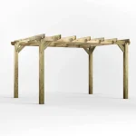 Powersheds 14 x 10ft Timber Pressure Treated Pergola - Image 2