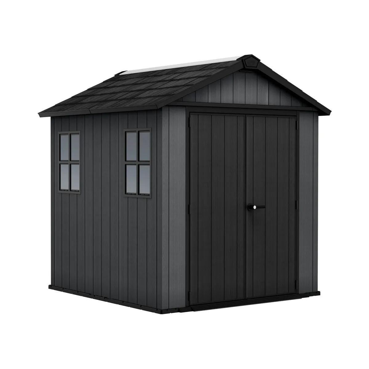 default_name-34-1.webp Keter Newton 7 ft. W x 7 ft. D Apex Outdoor Garden Shed - Image 1