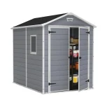 Manor 6 ft. W x 8 ft. D Apex Outdoor Garden Shed - Image 2