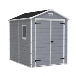 Manor 6 ft. W x 8 ft. D Apex Outdoor Garden Shed