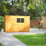 Powersheds 10 x 6ft Timber Tongue & Groove Pent Garden Shed - Image 2