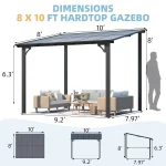 Mandalc Pergola with Canopy - Image 4