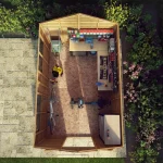 Mercia 12 x 8ft Overlap Apex Shed - Image 4