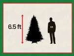 National Tree Newberry Spruce Christmas Tree - Size 6.5 ft - Image 6