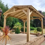 Heavy Duty Timber Gazebo DIY Kit | Tanalised feather edge timber - Image 6