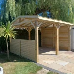 Heavy Duty Timber Gazebo DIY Kit | Tanalised feather edge timber - Image 3