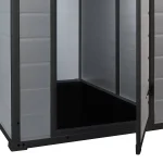 Klikstrom Senner 6x4 ft Pent Grey Shed With Floor & 1 Window - Image 3