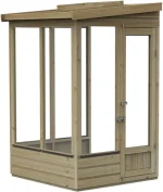Hartwood 4' x 4' Dale Lean-To Wooden Greenhouse - Image 6