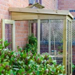 Hartwood 4' x 4' Dale Lean-To Wooden Greenhouse - Image 3